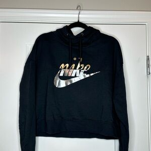 Nike Black Sweatshirt with Shiny Logo